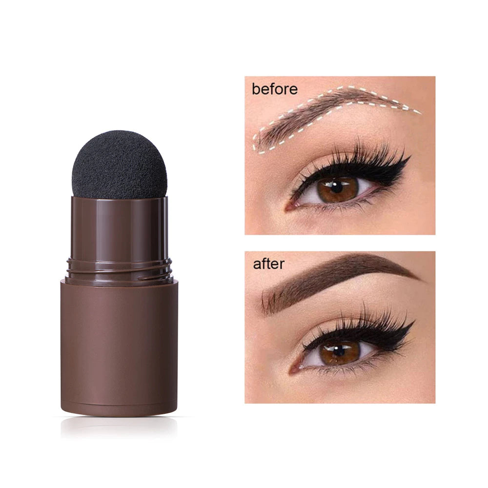 Eyebrow Stamp Kit with 10 Reusable Stencils – Natural Defined Eyebrows, Waterproof & Long Lasting