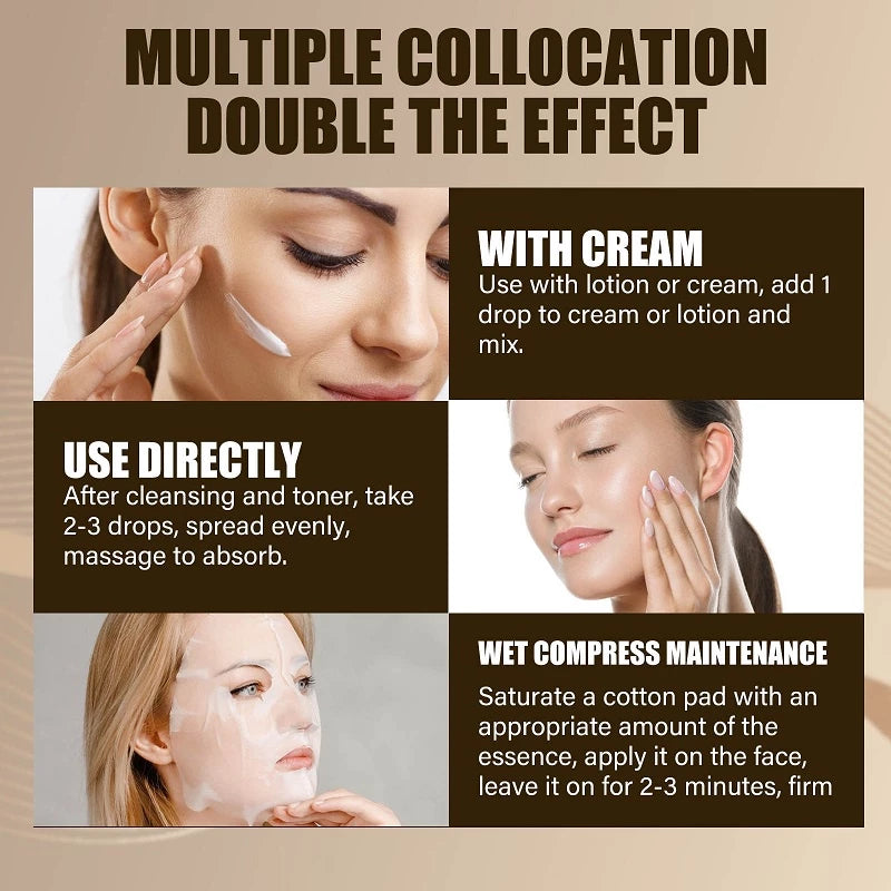 FDA Lactobionic Acid Hyaluronic Serum Moisturizing Smooth Pores Firm Repair Essence
