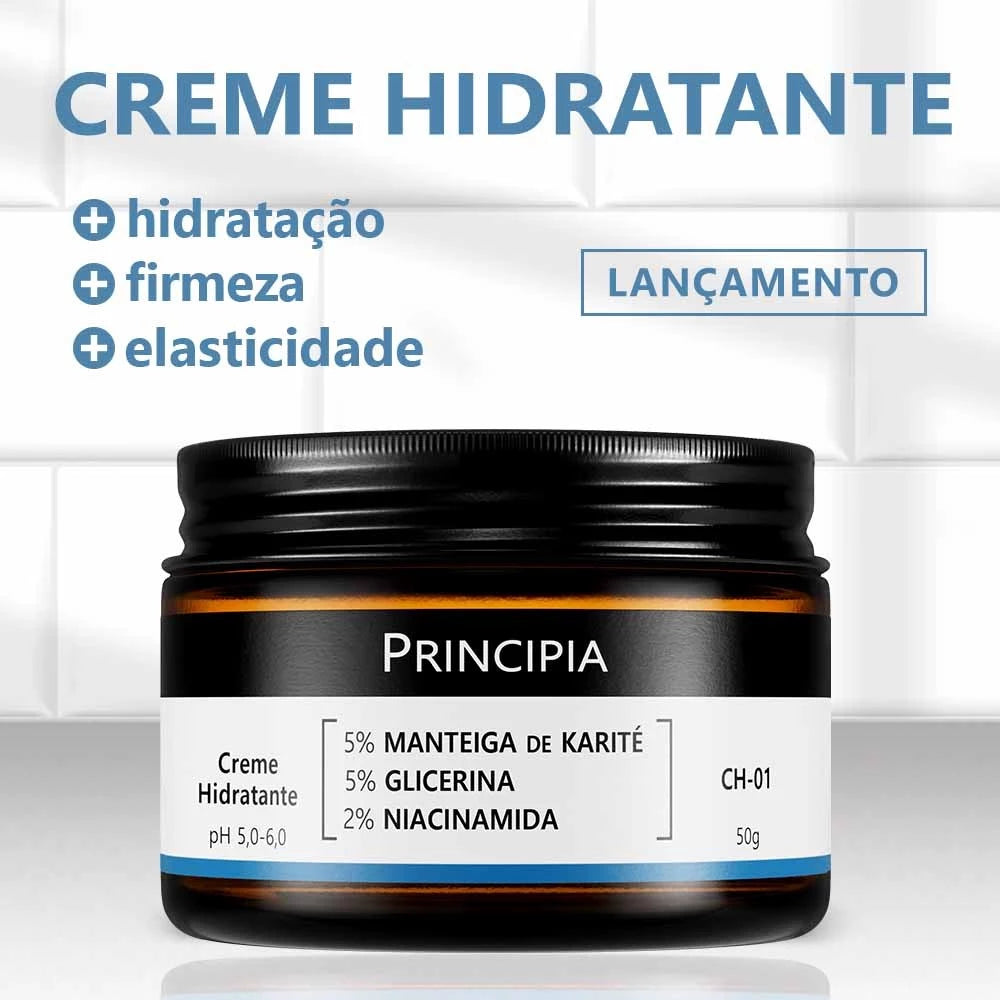 Facial Moisturizing Cream 5% Shea Butter + 5% Glycerin + 2% Niacinamide CH-01 50g