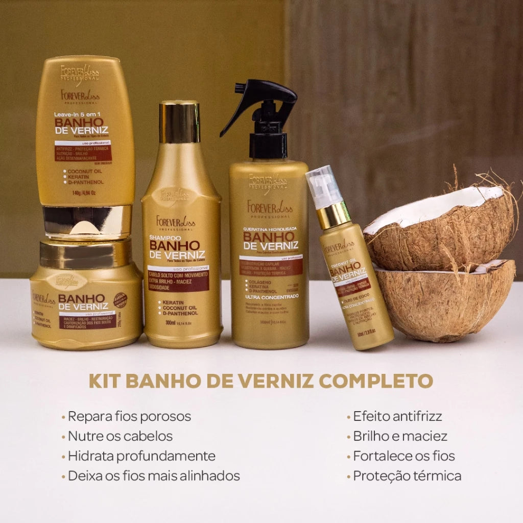 Forever Liss Extreme Shine Complete Varnish Bath Kit