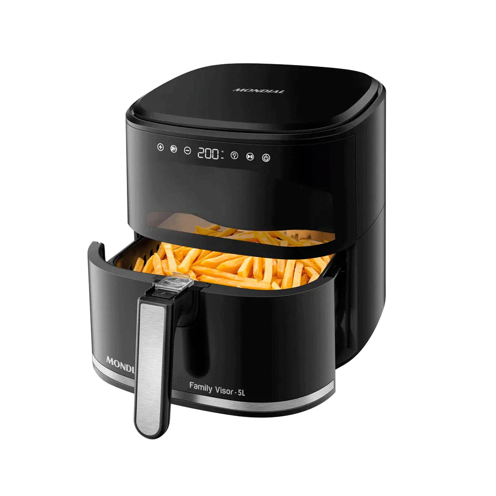Fritadeira Elétrica Air Fryer Mondial Digital 5L 2000W AF-50-DV 127V