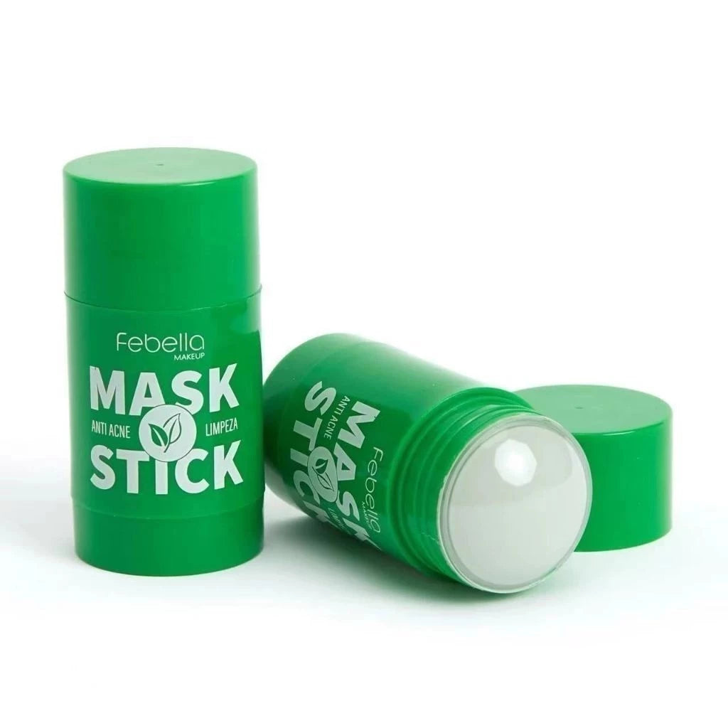 FEBELLA Green Tea Mask Stick – Blackhead Removal, Anti-Acne, Moisturizing & Whitening Face Mask