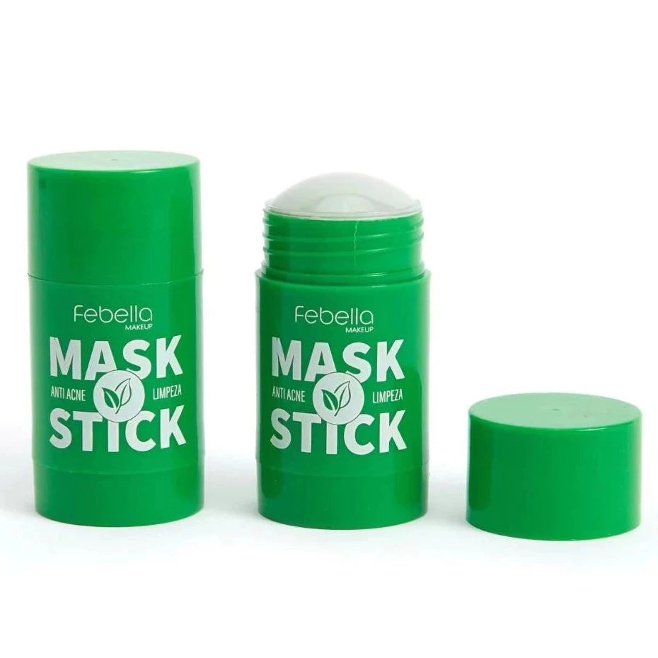 FEBELLA Green Tea Mask Stick – Blackhead Removal, Anti-Acne, Moisturizing & Whitening Face Mask