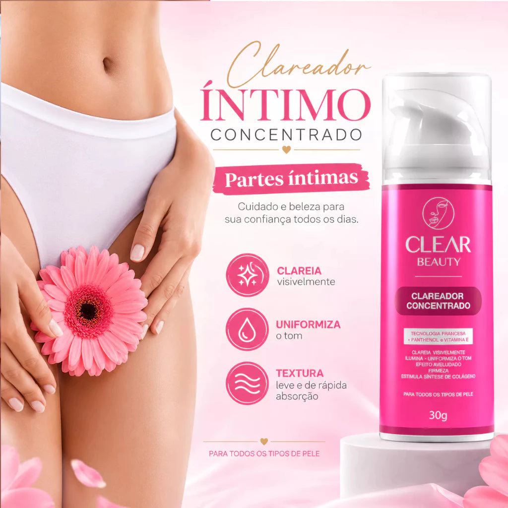 Groin and Armpit Whitening Cream for Intimate Parts - Clear Beauty