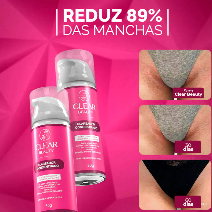 Groin and Armpit Whitening Cream for Intimate Parts - Clear Beauty