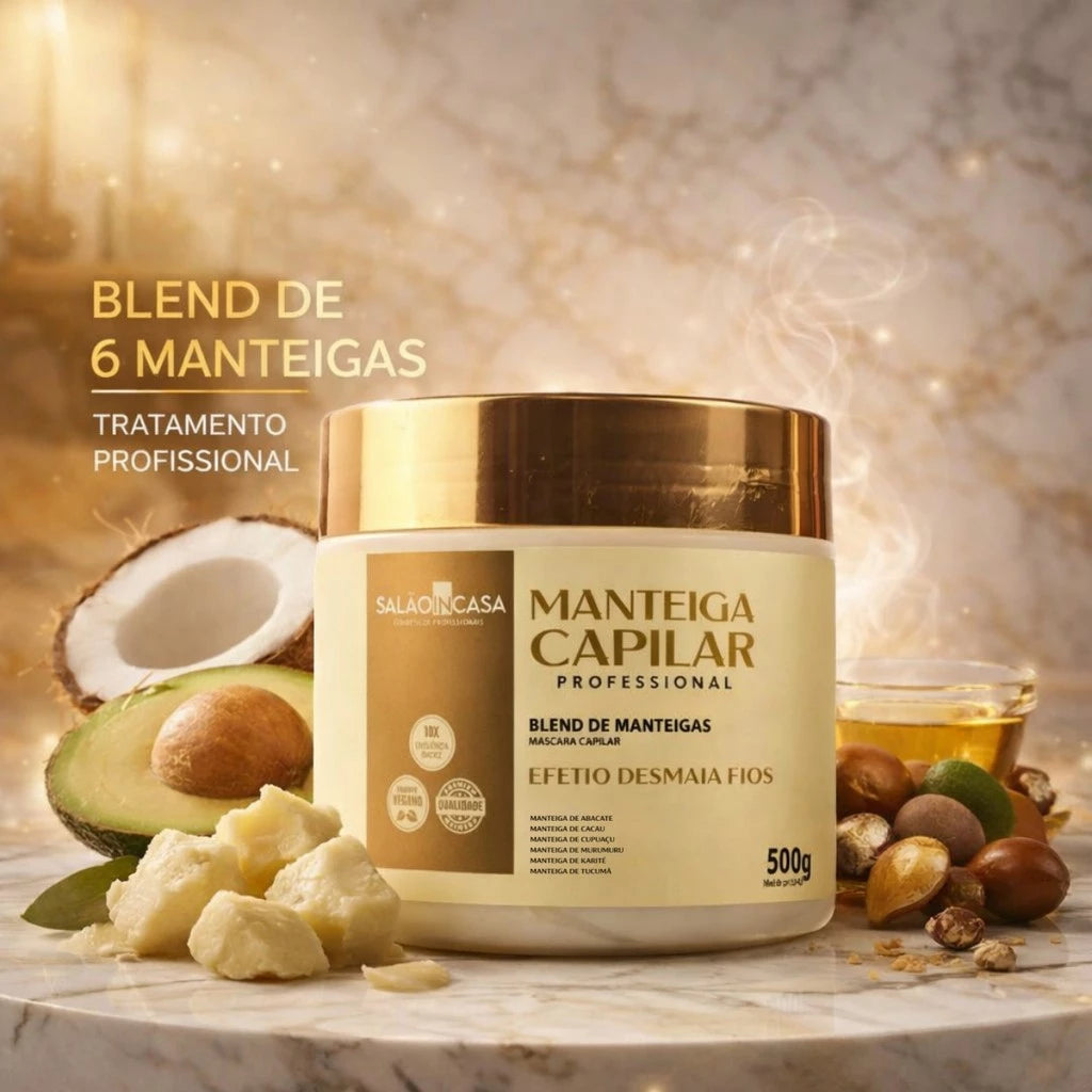 HAIR BUTTER DESMAIDS ALY NOURNEY IN 1 MINUTE - 6 BUTTERIES - DESMAIDS - HOME SALÃO