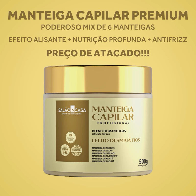 HAIR BUTTER DESMAIDS ALY NOURNEY IN 1 MINUTE - 6 BUTTERIES - DESMAIDS - HOME SALÃO