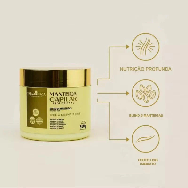 HAIR BUTTER DESMAIDS ALY NOURNEY IN 1 MINUTE - 6 BUTTERIES - DESMAIDS - HOME SALÃO