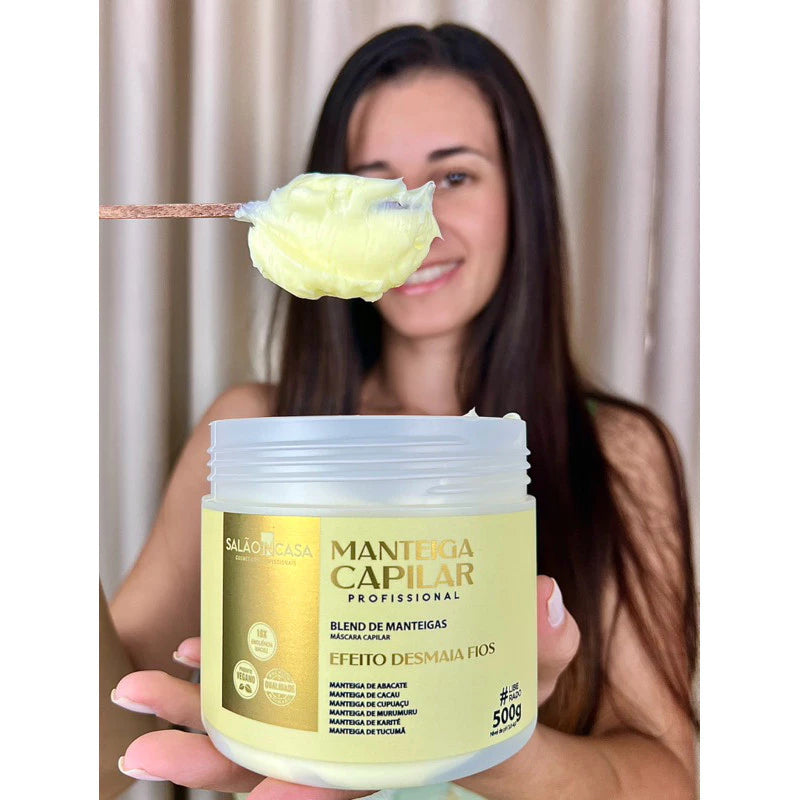 HAIR BUTTER DESMAIDS ALY NOURNEY IN 1 MINUTE - 6 BUTTERIES - DESMAIDS - HOME SALÃO