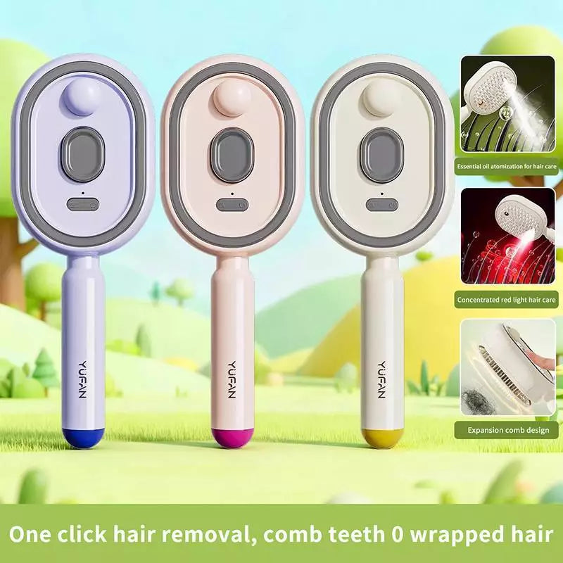 Hair Care Decorator Massage Scalp Comb Head Brush Massager and Atomization Applicator