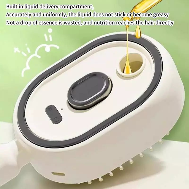 Hair Care Decorator Massage Scalp Comb Head Brush Massager and Atomization Applicator