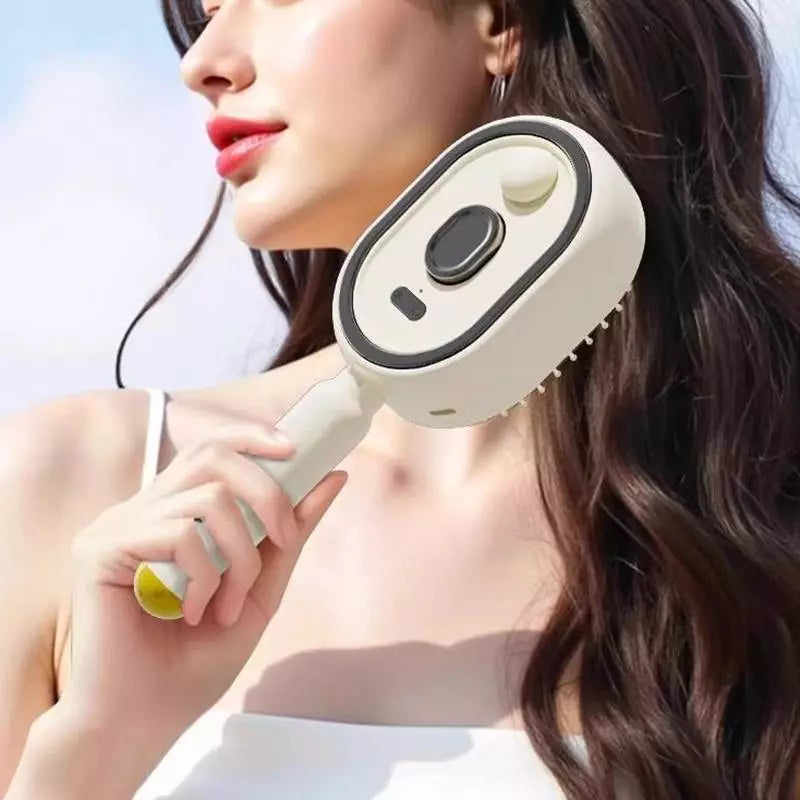 Hair Care Decorator Massage Scalp Comb Head Brush Massager and Atomization Applicator