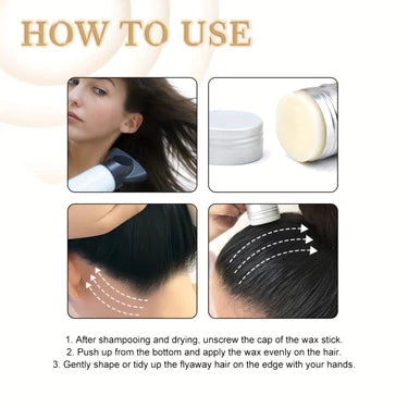 Hair Wax Stick - Styling, Moisturizing, Frizz Control & Split Ends