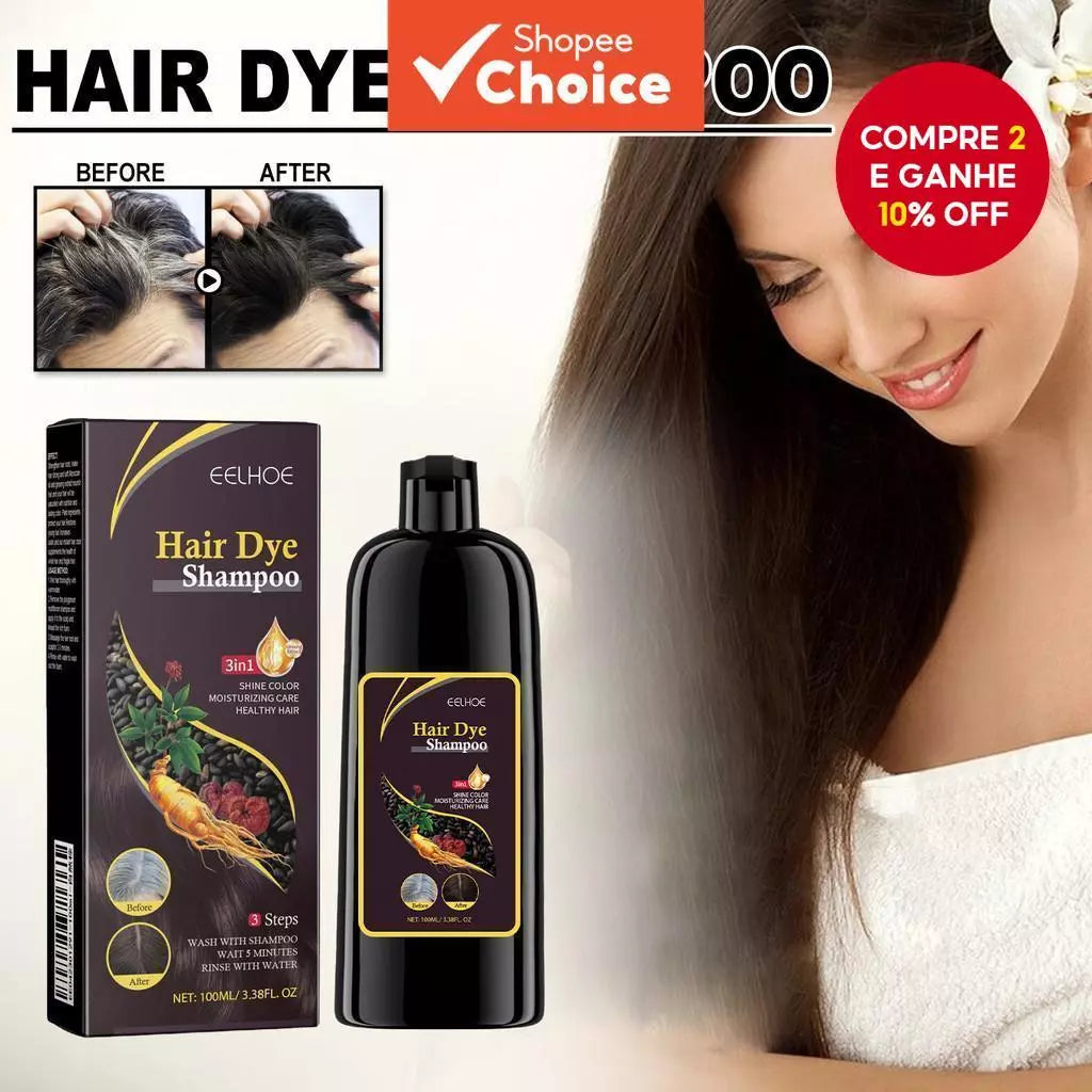 He Shou Wu Hair Shampoo – Moisturizes, Repairs & Naturally Darkens Hair