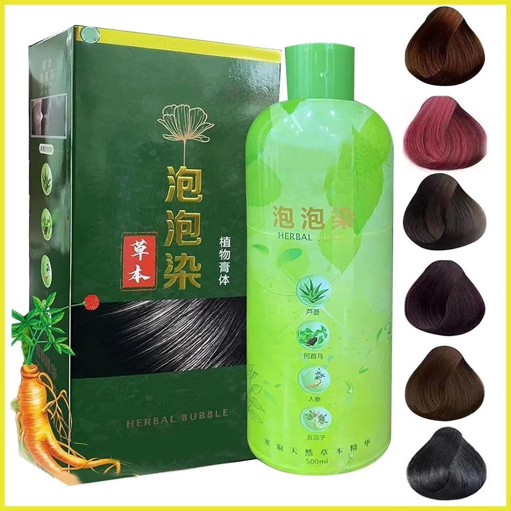 Herbal Hair Color Shampoo 3 In 1 Hair Color Conditioner With Plant Essence For Hair Care