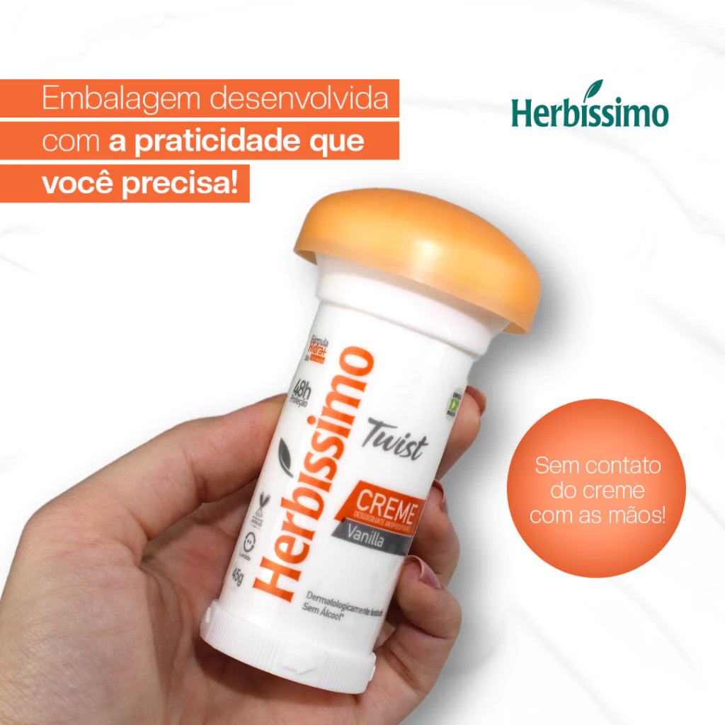Herbissimo Vanilla Antiperspirant Twist Deodorant 45g