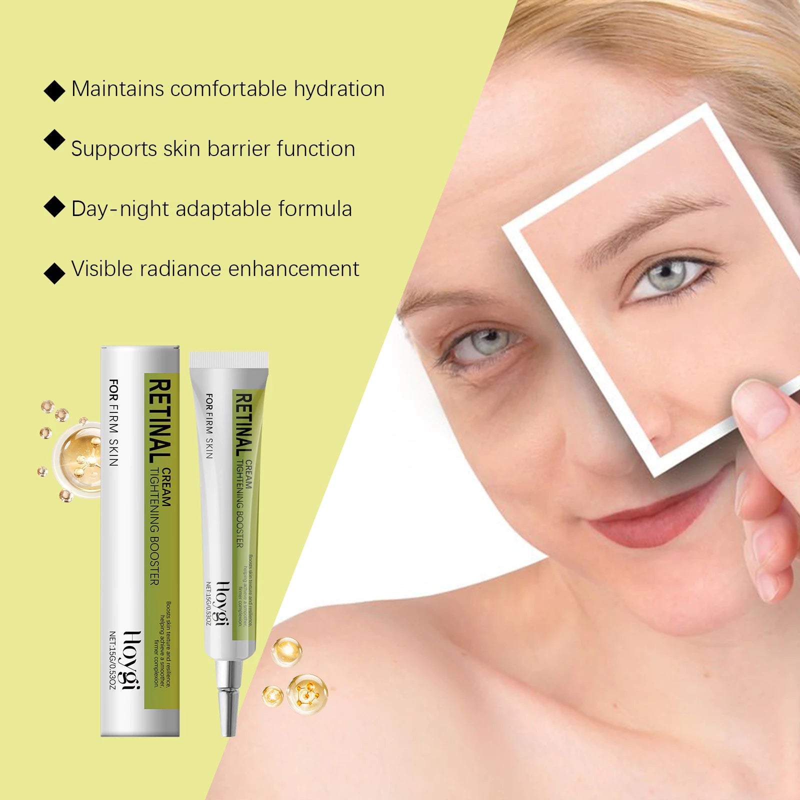 Hoygi Retinal Eye Cream – Gentle Nourishing Firming Moisturizing Eye Care