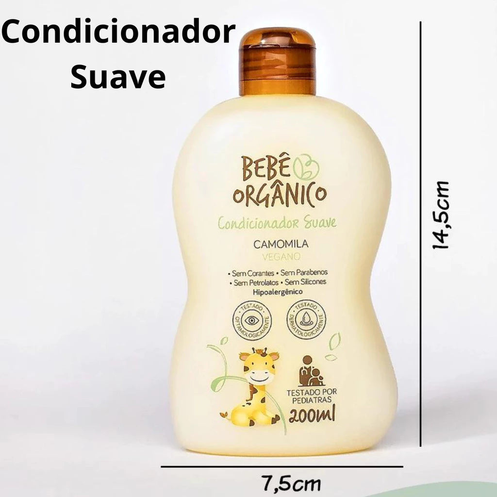 Hydration Kit Shampoo + Conditioner + Alcohol-Free Cologne + Moisturizing Lotion - Baby Child 630ml