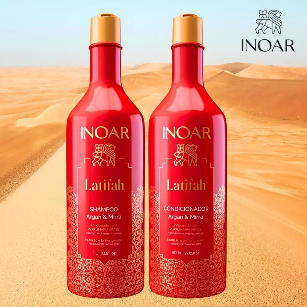 Inoar - Arabic Latifah Kit Argan and Myrrh Shampoo 1L + Conditioner 800ml