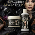 Kit Shampoo e Máscara Tonalizante Preto Intenso - Sem Amônia