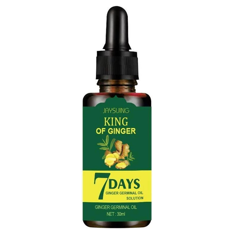 Jaysuing Hair Growth Oil - Ginger Essence King 7 Days Hair Loss & Growth Serum