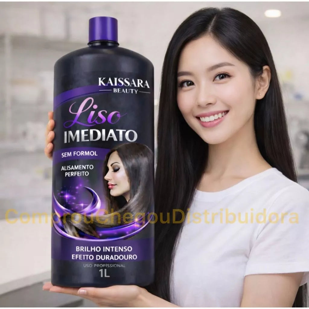KAISSARA Progressive 100% Organic Straight Korean Straight Immediate Shiny Straight Hair