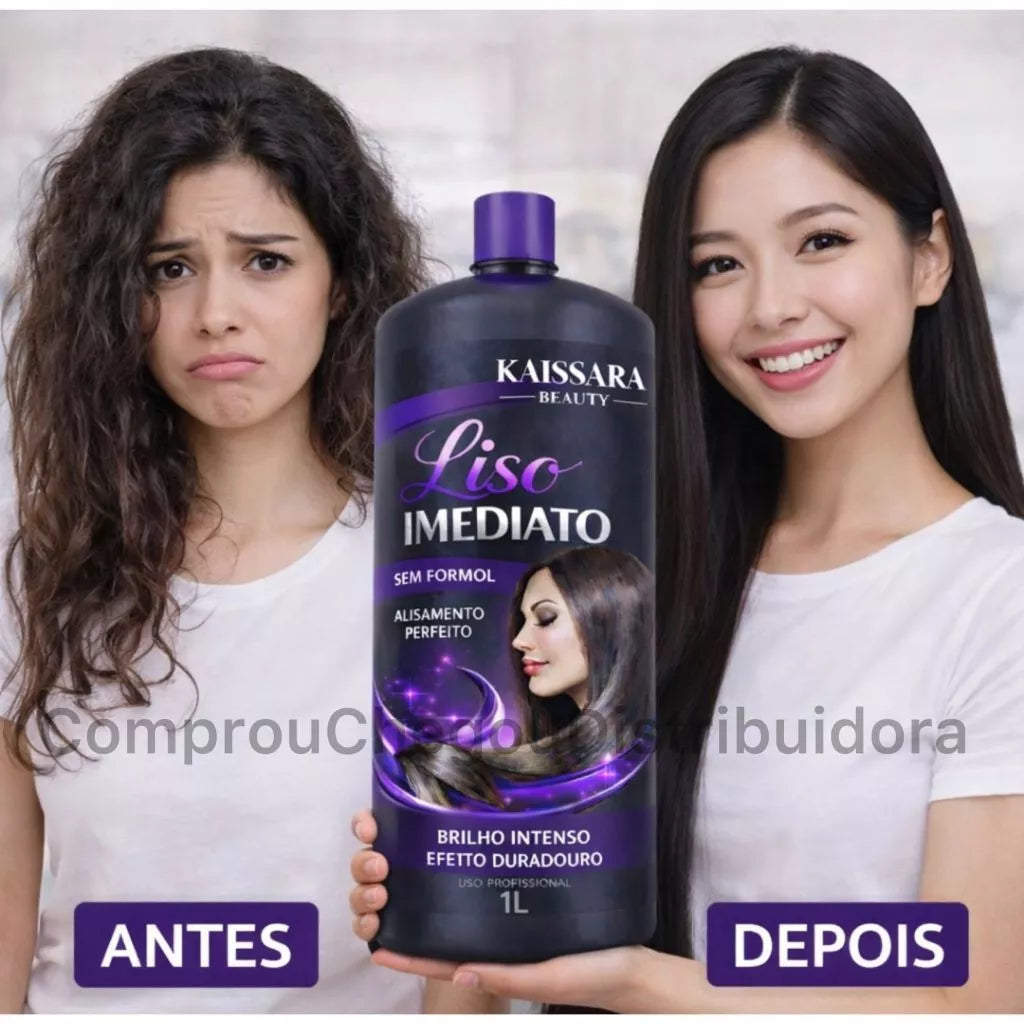 KAISSARA Progressive 100% Organic Straight Korean Straight Immediate Shiny Straight Hair