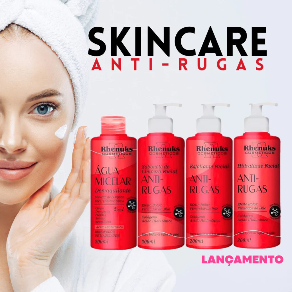 KIT Skincare Anti Rugas Rhenuks - 4 Itens