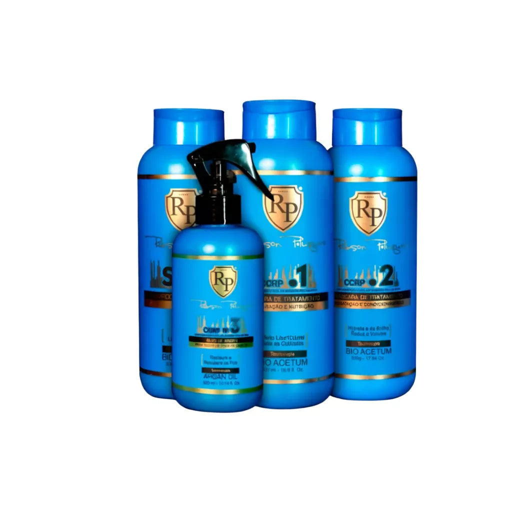Kit Cronograma Capilar CCRP Robson Peluquero 4 Passos