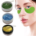 Kit 60 Masks Treats Dark Circles Collagen Anti-Wrinkle Adhesive Gel Pads Skin Care Eye Treatment Facial Mask