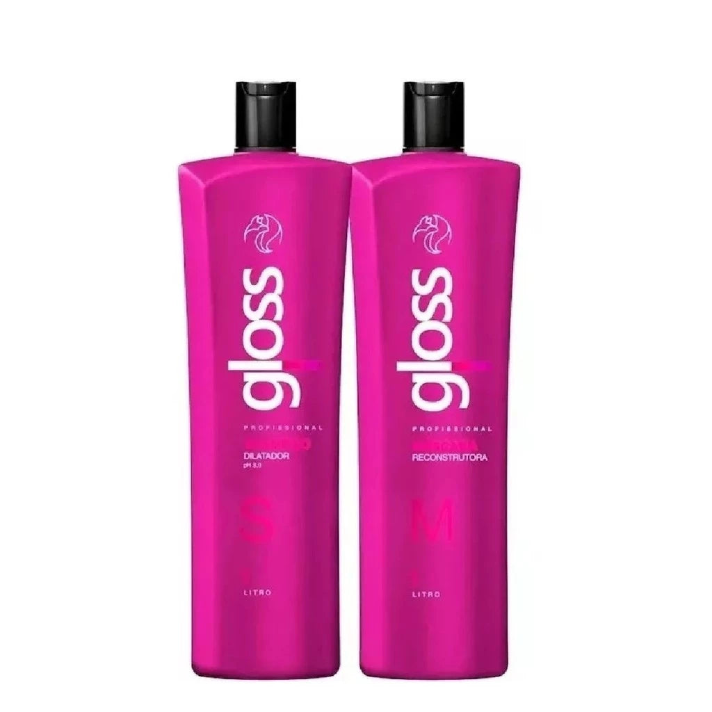 Kit Fox Gloss Escova Progressiva 2x1000
