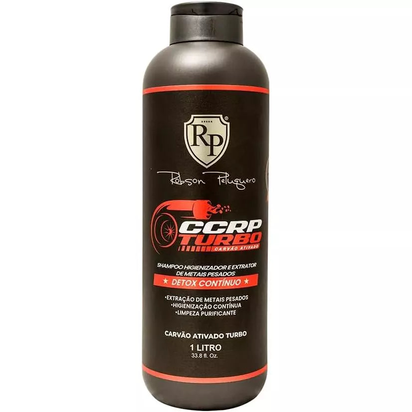 Kit Carvão Ativado CCRP Turbo 1 Litro Robson Peluquero