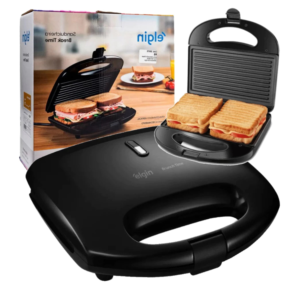 Kit Liquidificador Britânia Turbo 600W + Sanduicheira Grill 750W Preto com Facas