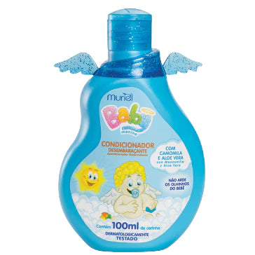 Kit Shampoo + Conditioner + Liquid soap + Cologne + Moisturizer + Baby Oil - Muriel Baby Boy 100ml