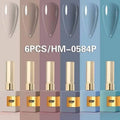 Kit 12 Gel Nail Polishes for Natural Nails Bella Rosa Shine Hand and Foot Nail Polish Assorted Colors Manicure Pedicure