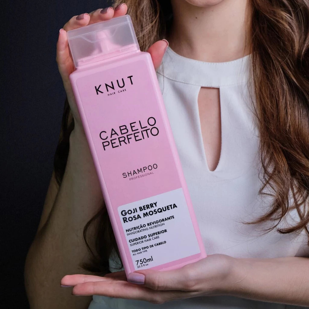 Knut Invigorating Nutrition Kit Perfect Hair Goji Berry and Rosehip Shampoo 750ml + Conditioner 550ml