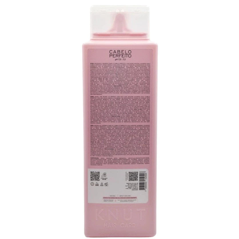 Knut Invigorating Nutrition Kit Perfect Hair Goji Berry and Rosehip Shampoo 750ml + Conditioner 550ml