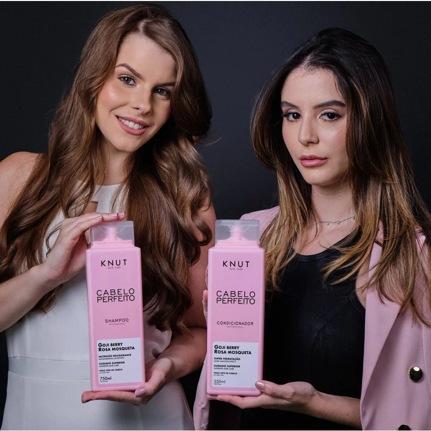 Knut Invigorating Nutrition Kit Perfect Hair Goji Berry and Rosehip Shampoo 750ml + Conditioner 550ml