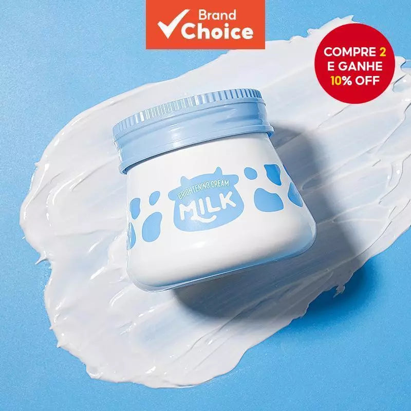 Creme de Dia Hidratante Nutritivo Iluminador Leite LAIKOU 55g