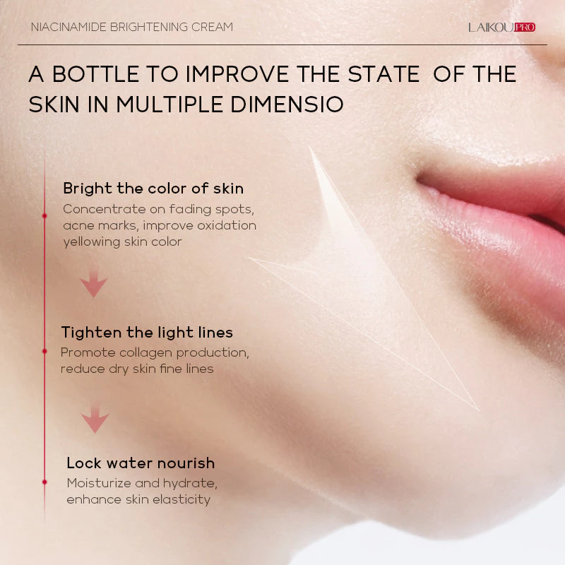 LAIKOU 99.6% Advanced Niacinamide Brightening Facial Cream 30g