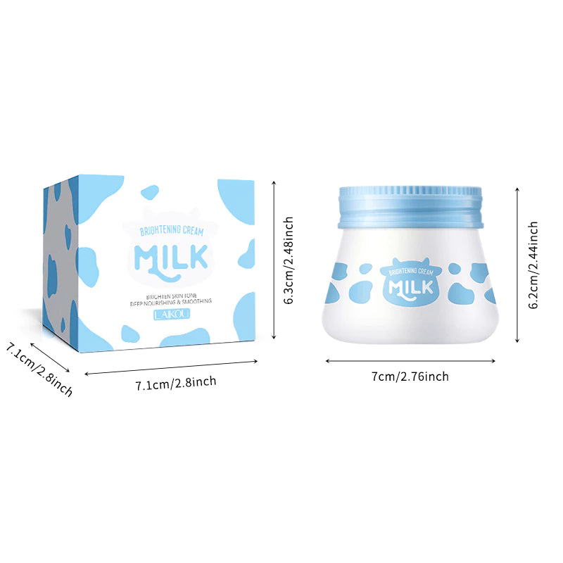 Creme de Dia Hidratante Nutritivo Iluminador Leite LAIKOU 55g