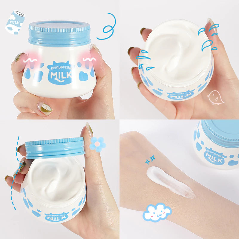 Creme de Dia Hidratante Nutritivo Iluminador Leite LAIKOU 55g
