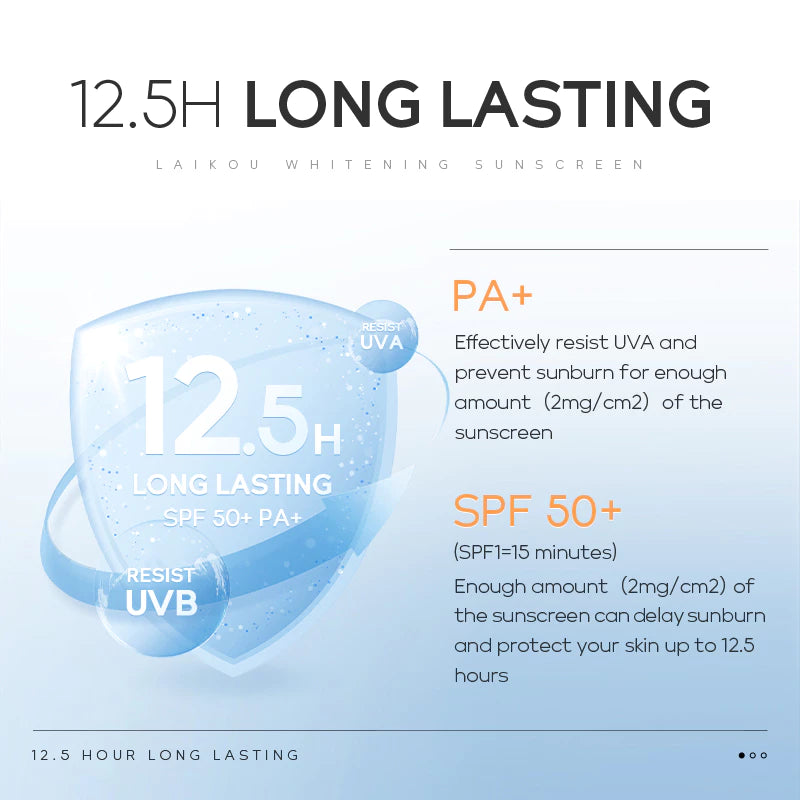 LAIKOU Brightening Sunscreen with UV Filter Clarifying Facial Cream Refreshing Sunscreen Day Cream 30g