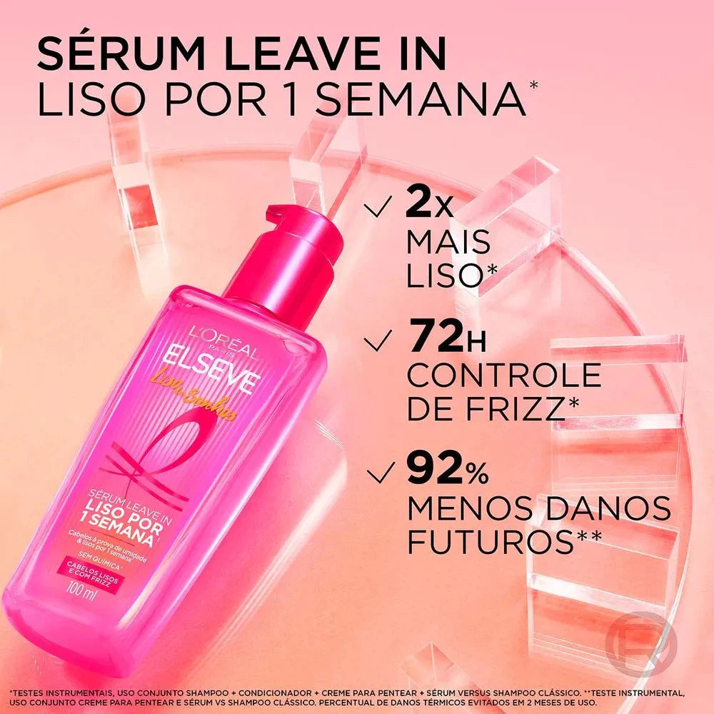 LEAVE IN HAIR SMOOTH DREAM ELSEVE SERUM 100ML