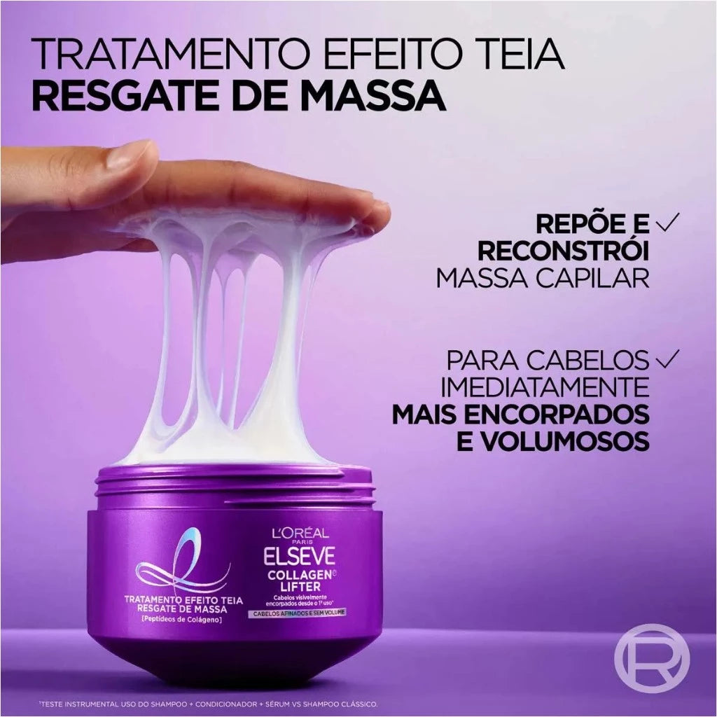 LIFTER COLLAGEN ELSEVE KIT SHAMPOO + COND + MASK - NEW RELEASE
