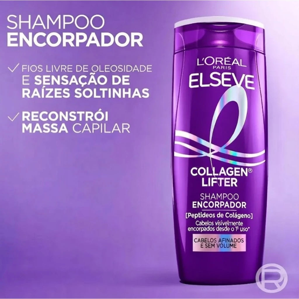 LIFTER COLLAGEN ELSEVE KIT SHAMPOO + COND + MASK - NEW RELEASE