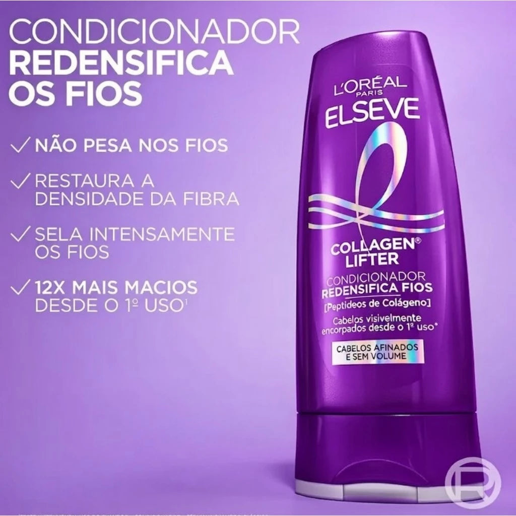 LIFTER COLLAGEN ELSEVE KIT SHAMPOO + COND + MASK - NEW RELEASE