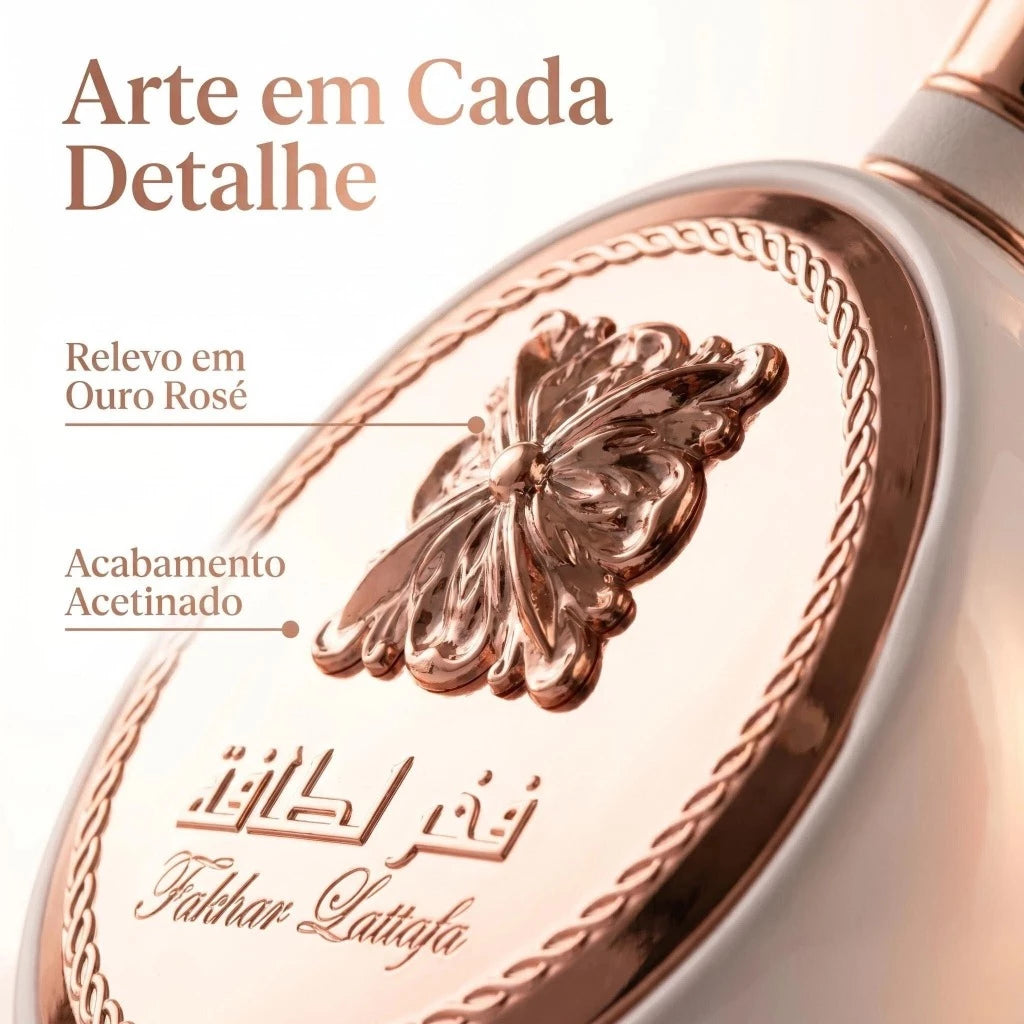 Lattafa Fakhar Rose EDP Perfume for Women 100ml - Original, Long Lasting
