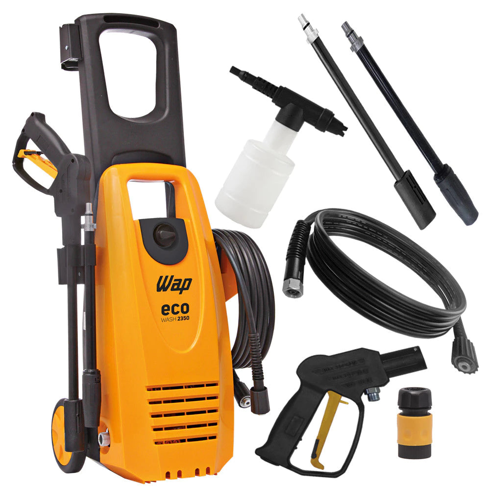 Lavadora De Alta Pressão 1650W 1750PSI Eco Wash 2350 Portátil Com Rodas WAP
