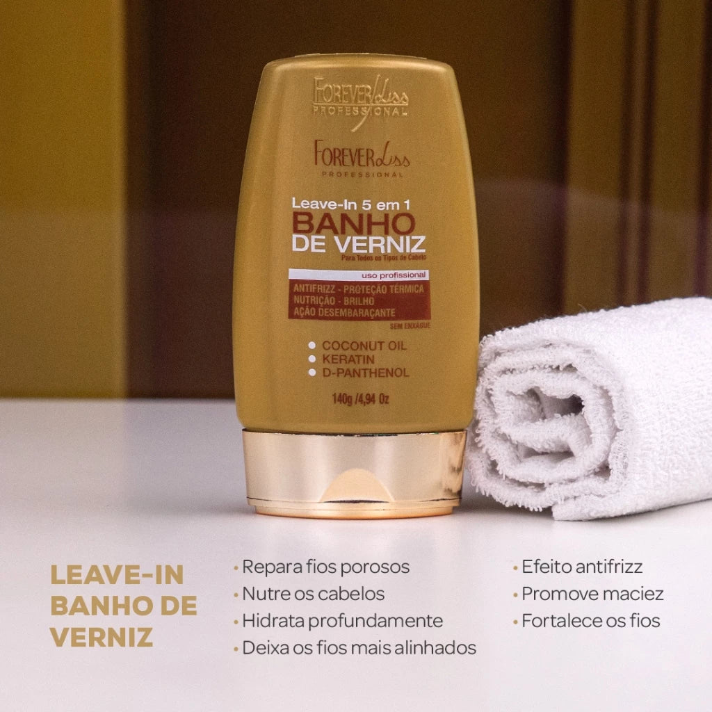 Leave-In Banho De Verniz Forever Liss 140G
